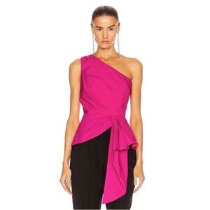 Self portrait one shoulder blouse